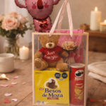 Bag Lila Love con Globo – Un regalo que emociona desde el primer vistazo