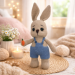 Conejo tejido a mano